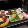 2019.12   ハワイ旅　JAL機内食 事前にフルーツミールをリクエスト