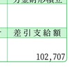 今月の給与