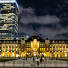 会社帰りに東京駅の夜景を撮影するという贅沢