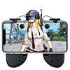 【進化版】Lyoo PUBG Mobile/荒野行動 ゲームコントローラー 金属機械ボタン 高感度 吸盤 コントローラ&グリップ一体式 ジョイスティック ゲームパッド スマホブラケット iPhone/Android 対応 左右2個セット