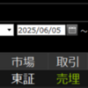 2025年6月5日 川崎重工業（7012）決済で-33,336円の損失