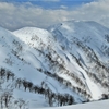 少し前までいた山頂が どんどん遠くなっていきました
