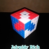 ルービックキューブで模様を作りました！　Rubik's Cube art design