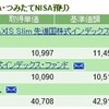 つみたてNISA　只今のところ