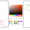 React/Canvasとreact-colorを利用して書いた絵を保存する