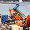 臨港道路工事が自宅の海側へ近付いています‥
