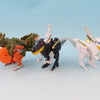 ミニプラ　騎士竜合体シリーズ05　シャインラプター　シャドーラプター　パキガルー