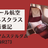 【搭乗記】カタール航空ビジネスクラス  ドーハ-アムステルダム　QR273
