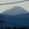 初冠雪　富士山