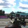 陸上自衛隊秋田駐屯地 創立７０年　バイクドリル（秋田県秋田市）