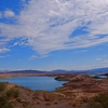 グランドサークル　ミード湖 (Lake Mead) ラスベガスの憩いの水辺、生命線の湖、音のない世界