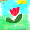 デジタルアート その6  蝶々のお散歩