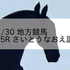 2023/1/30 地方競馬 名古屋競馬 5R さいとうなおえ誕生記念
