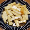 「山芋のバター醤油炒め」、「菊菜の白和え」で「奥播磨　純米　おりがらみ」をやる