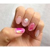 My nail＊キラキラオーロラピンクネイル