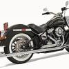 パーツ：Bassani Xhaust「True Duals With Fishtail Mufflers for M8 Softail」