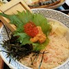 夢庵で「本ずわいかにの海鮮3種丼とカニ汁セット」を食べてみた！