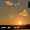 201230runaway（夕景の多摩湖まで）