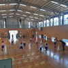 １年生・２年生：学級PTA活動！！ころがしドッジ！！