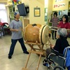 太鼓：デイホーム訪問