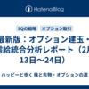 最新版：オプション建玉・需給統合分析レポート（2月13日〜24日）