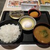 玉子かけごはん定食大盛　コロッケ　豚汁　クーポン海苔