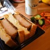変化を求めて・・・・手作り風カツサンドというチョイス