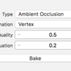 iOS で SceneKit を試す(Swift 3) その62 - Scene Editor で Ambient Occlusion のテクスチャを作成する