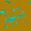 3D空間を飛ぶ鳥