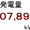 ２０１８年７月分発電量