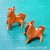 折り紙先生まさにぃ、去りゆく戌年を惜しんで「柴犬」を折る。