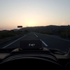 美保航空祭⑨（大根島に沈む夕日）