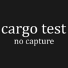 cargo testでprintを表示する | Rust