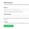 GitHubにプッシュしたときに、他人に通知を送るようにする