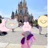 ディズニーランドでドレスを！