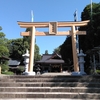 被災した神社の鳥居再建