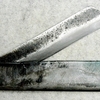 刈込鋏の刃で作った折りたたみナイフ