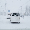 暴風雪予報の夜、伯母のお通夜に！