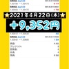 運用報告⭐️2021年4月22日(木)