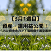 3月1週目　資産・運用益公開～資産1000万円の道～