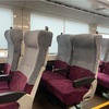 グリーン車両、料金かからず快適でした