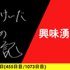 【日記】興味湧かず