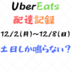 【配達記録・12/2（月）〜12/8（日）さいたま】日曜日に最多乗車記録更新