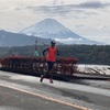 本日は西湖20km走と福岡国際マラソン