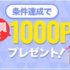 ポイぷる 本日限定！条件達成で全員に1000Pプレゼントキャンペーン実施中！