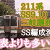 【SS消滅】三岐鉄道 211系2編成を追加譲受！？発表より多い12編成が三岐へ！SS9,SS10三岐譲渡