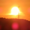 沈む夕日、昇る朝日、そしてコンテナ船など‥