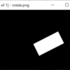 imagemagickで斜めの枠にあわせて画像を回転させる