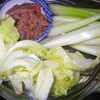  塩辛で食べる野菜