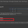 【Unity】GoogleMobileAdsSettingsを変更しても保存されない